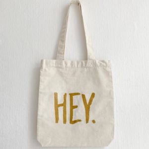 Hey. Einkaufsbeutel Gold