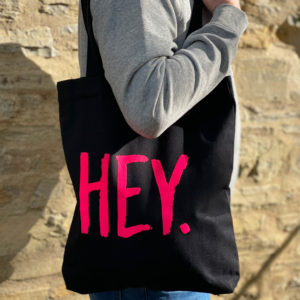 HEY Tasche Schwarz Pink