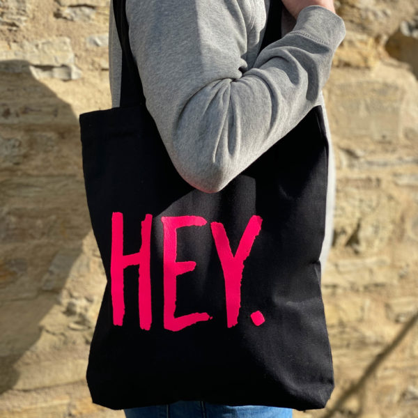 HEY Tasche Schwarz Pink