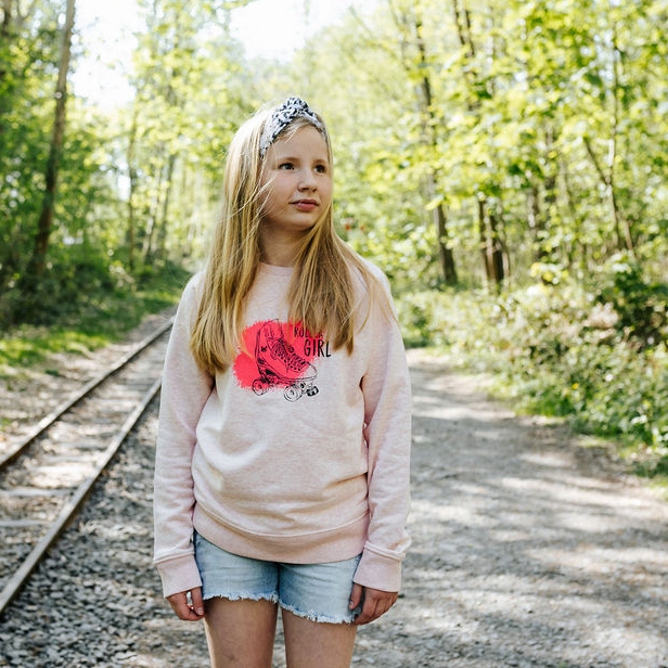 kidsfritz Roller Girl Sweatshirt Joy Edition Bio Fair. Einzigartig. Jetzt kaufen